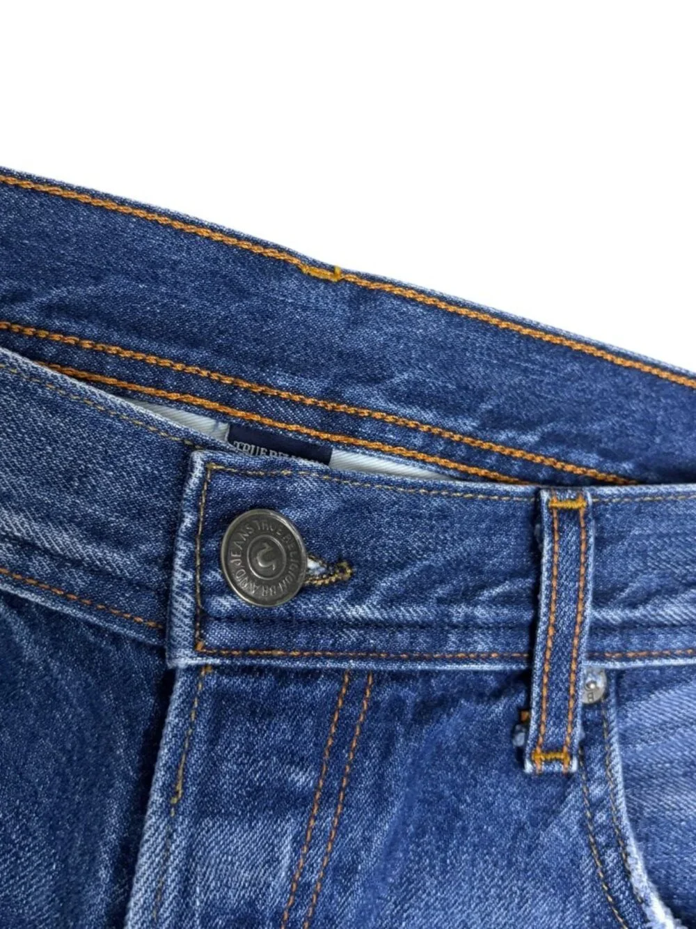 TRUE RELIGION Jeans GENO Relaxed Slim Designer Denim Pants Mens 32x34